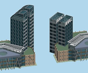 City planning office building fashion design - 173