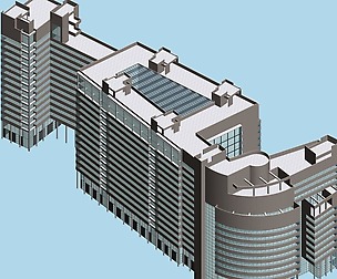 City planning office building fashion design - 180