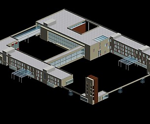 City planning office building fashion design - 181