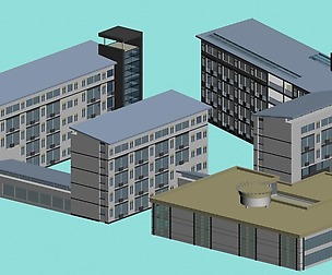 City planning office building fashion design - 185