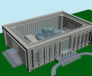 City planning office building fashion design - 203