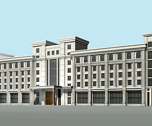 City planning office building fashion design - 207