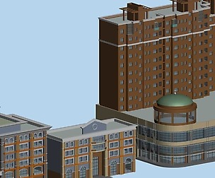 City planning office building fashion design - 214
