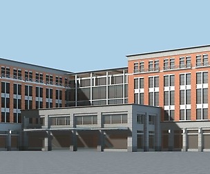 City planning office building fashion design - 219