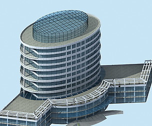 City planning office building fashion design - 222