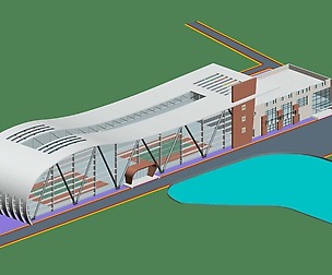 City planning office building fashion design - 224