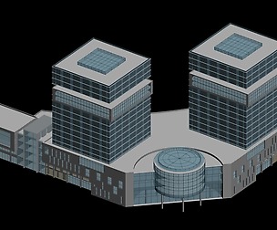 City planning office building fashion design - 230