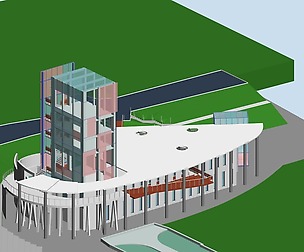 City planning office building fashion design - 238