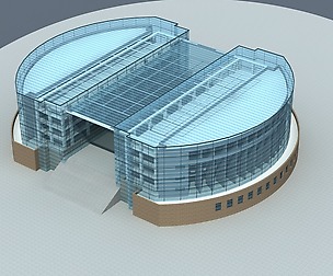 City planning office building fashion design - 240