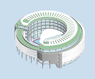 City planning office building fashion design - 242