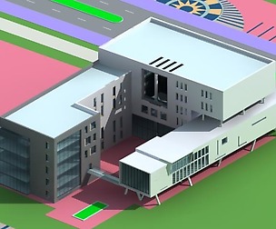 City planning office building fashion design - 247