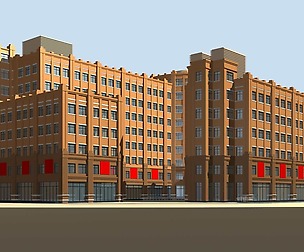City planning office building fashion design - 251