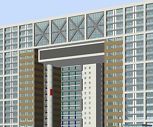 City planning office building fashion design - 266