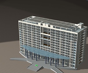 City planning office building fashion design - 273