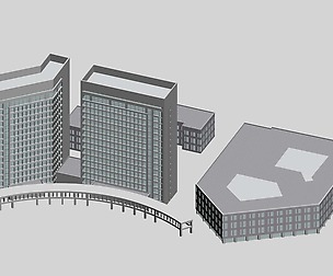 City planning office building fashion design - 275