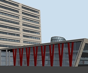 City planning office building fashion design - 276