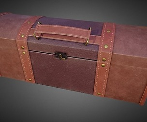Lowpoly PBR Leather Chest