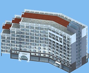 City planning office building fashion design - 286