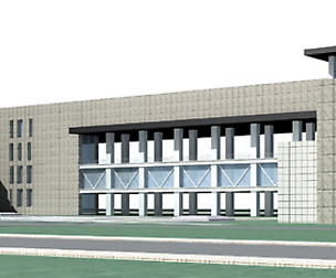 City planning office building fashion design - 291