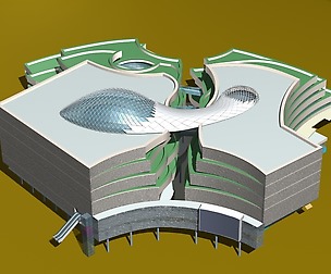 City planning office building fashion design - 297