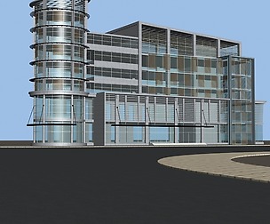 City planning office building fashion design - 306