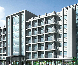 City planning office building fashion design - 308
