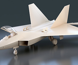 F-22 Raptor Fighter Airplane
