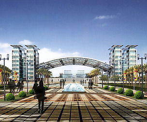 City planning office building fashion design - 324