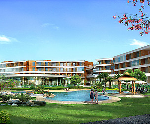 City planning office building fashion design - 336