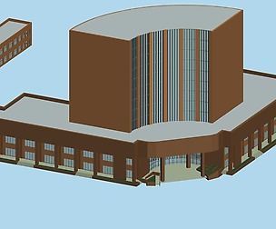 City planning office building fashion design - 340