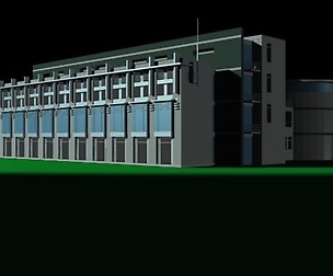 City planning office building fashion design - 341