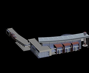 City planning office building fashion design - 343