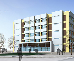 City planning office building fashion design - 344