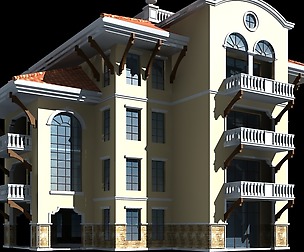 City planning office building fashion design - 346