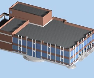 City planning office building fashion design - 349