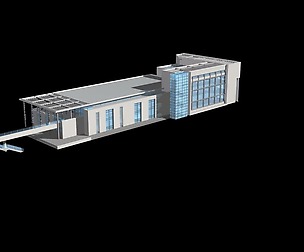 City planning office building fashion design - 358