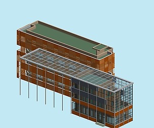 City planning office building fashion design - 368