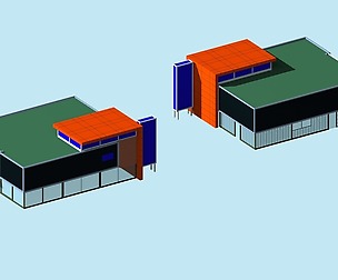 City planning office building fashion design - 385
