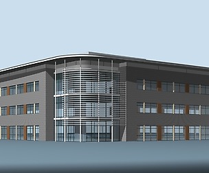 City planning office building fashion design - 392