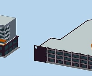 City planning office building fashion design - 394