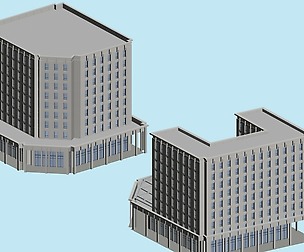 City planning office building fashion design - 398