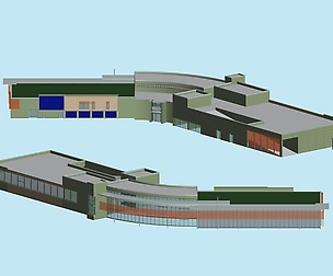 City planning office building fashion design - 401