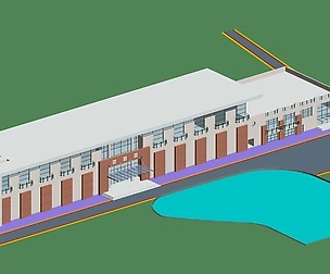 City planning office building fashion design - 412