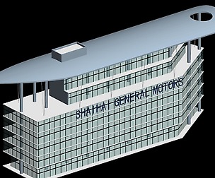 City planning office building fashion design - 415