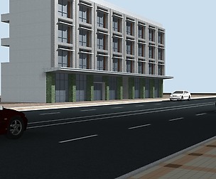 City planning office building fashion design - 419