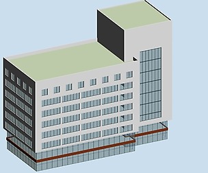 City planning office building fashion design - 420