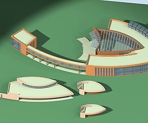 City planning office building fashion design - 423