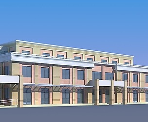 City planning office building fashion design - 435