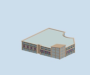 City planning office building fashion design - 436