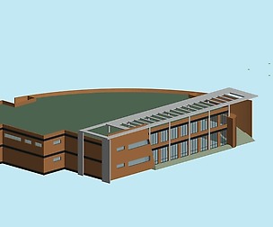 City planning office building fashion design - 438